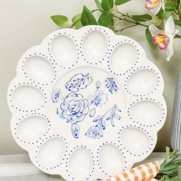 Deviled Egg Plate by For Pete’s Sake Pottery