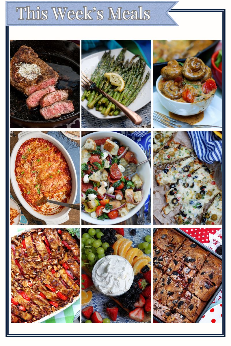 9 recipes for ideas of what to cook this week.