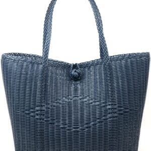 My blue market bag by The Lilley Line.